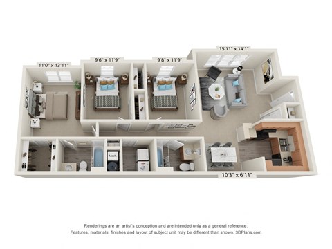 100 Salem Glen Way SE 2-3 Beds Apartment for Rent - Photo Gallery 26